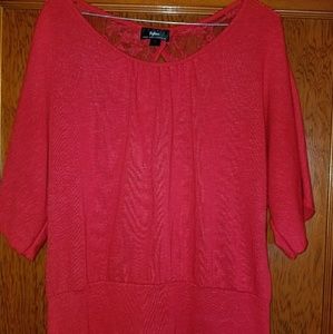 Byline classic sexy top with lace back